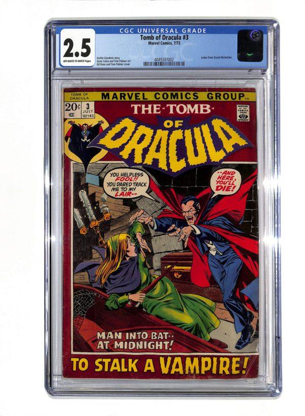 Tomb of Dracula #003 CGC 2.5