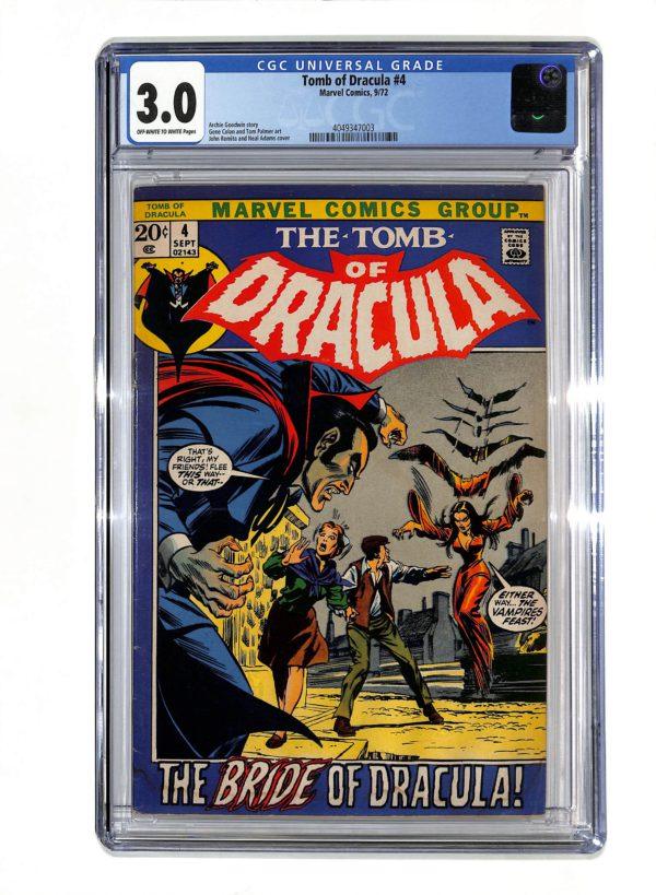 Tomb of Dracula #004 CGC 3.0