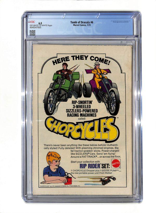 Tomb of Dracula #006 CGC 6.5