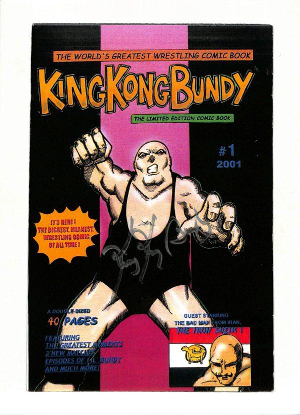 King Kong Bundy #001 Signed
