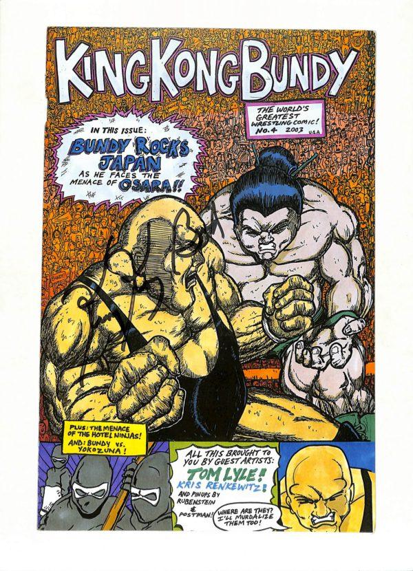 King Kong Bundy #004 Signed