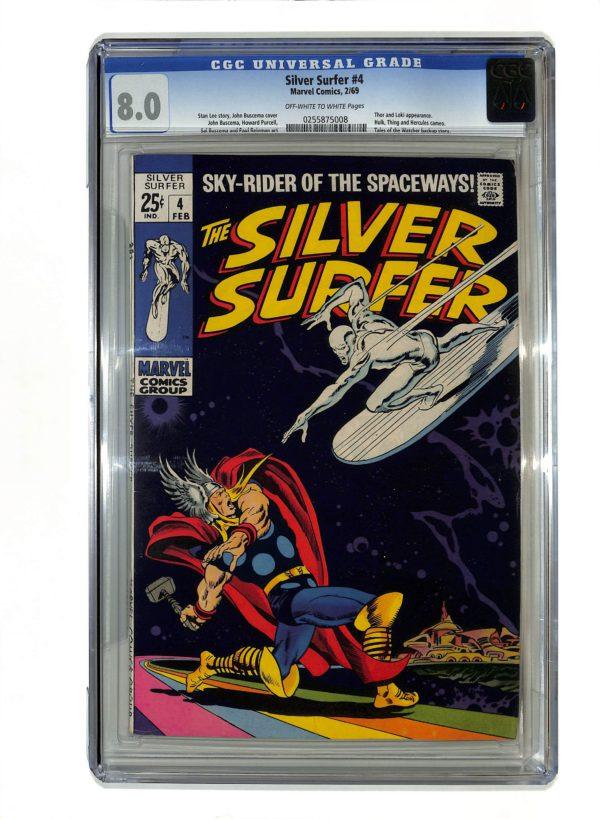 Silver Surfer #004 CGC 8.0