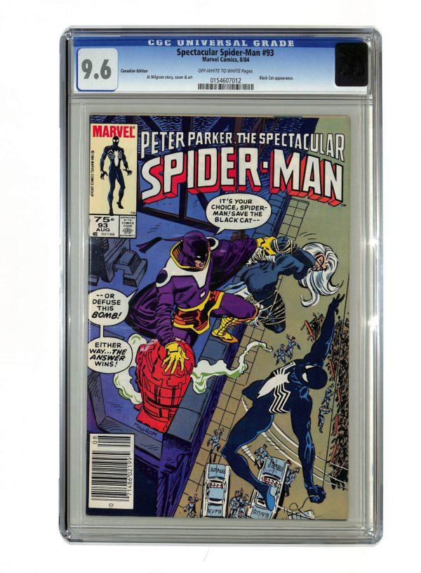 Spectacular Spider-Man #093 CGC 9.6 CPV