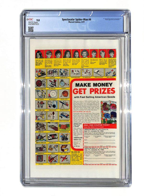 Spectacular Spider-Man #004 CGC 9.8