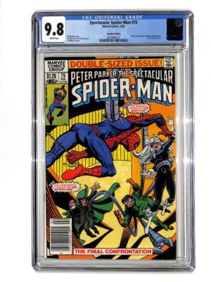 Spectacular Spider-Man #075 CGC 9.8 CPV