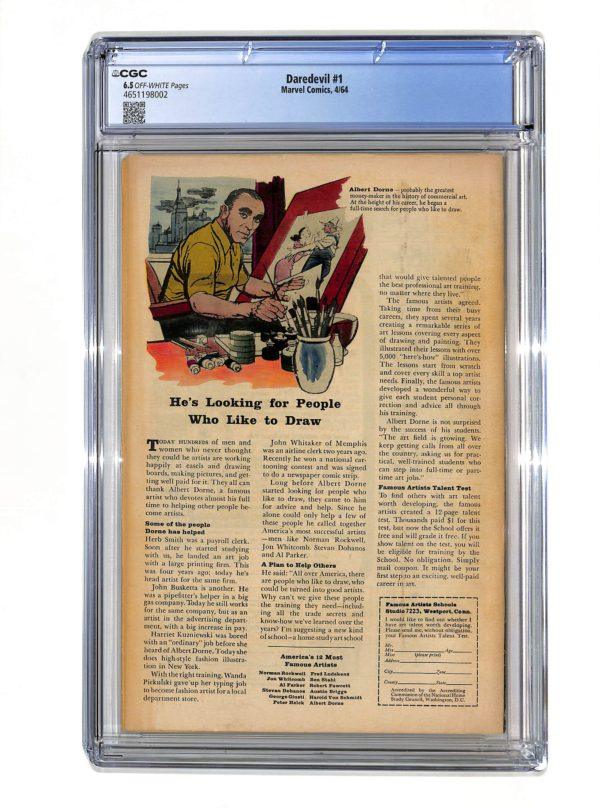 Daredevil #001 CGC 6.5