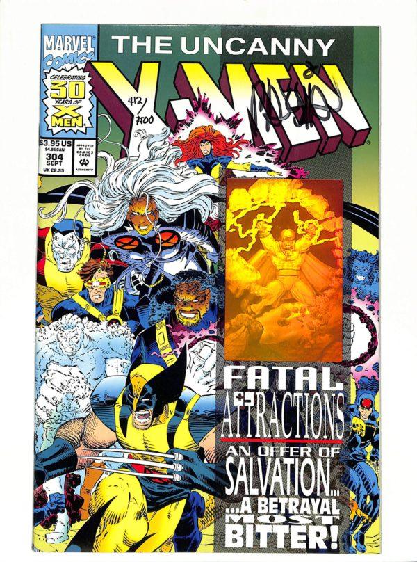 Uncanny X-Men #304 Signed