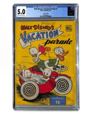 Walt Disney's Vacation Parade #001 Canadian Edition CGC 5.0