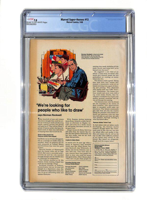 Marvel Super-Heroes #013 CGC 7.0