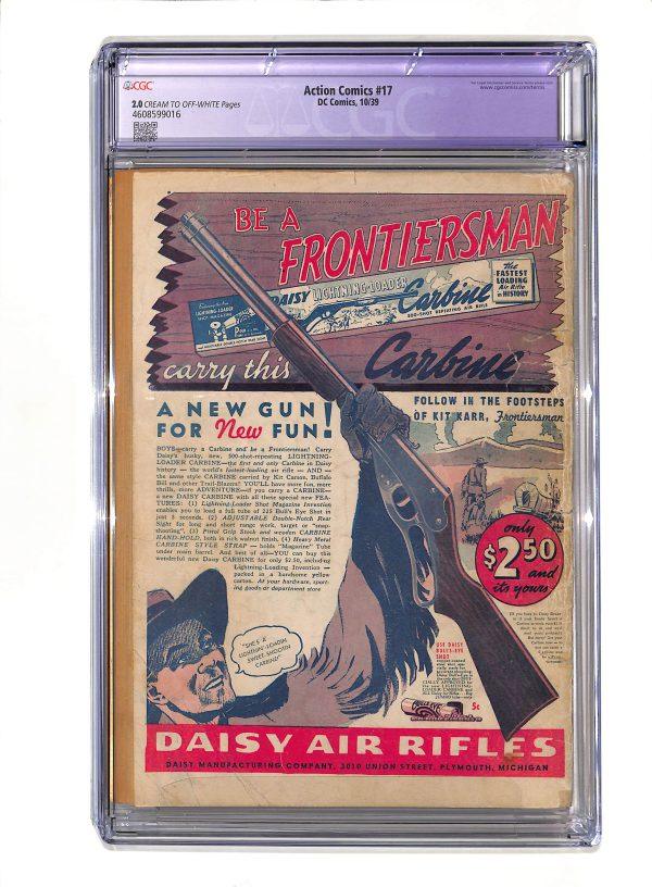 Action Comics #017 CGC 2.0 R