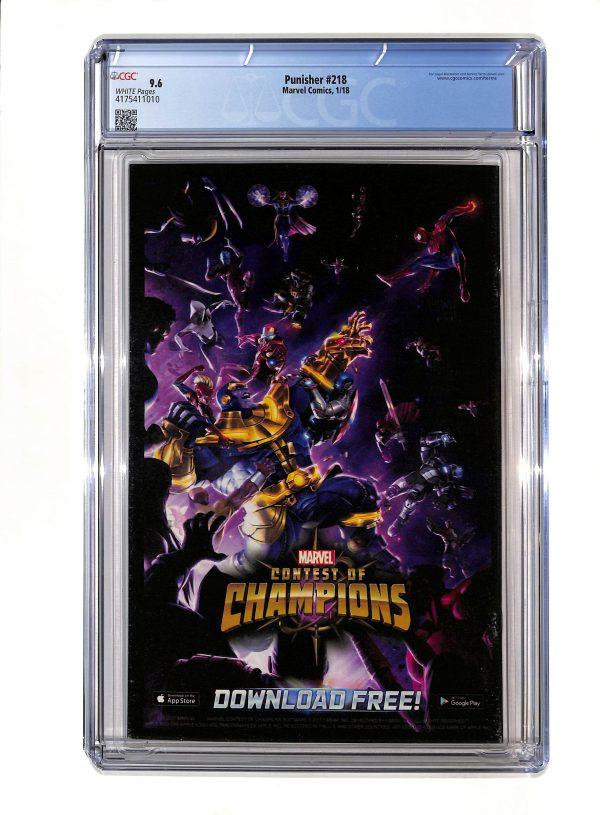 Punisher #218 CGC 9.6