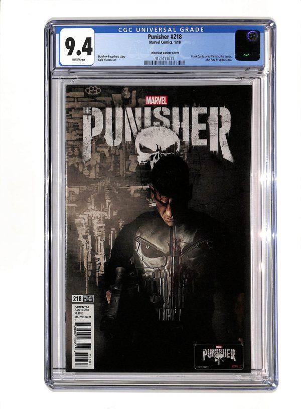 Punisher #218 Variant CGC 9.4