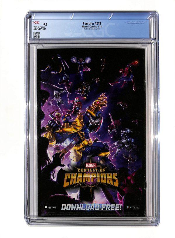 Punisher #218 Variant CGC 9.4