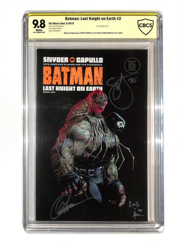 Batman: Last Knight on Earth #002 CBCS SS 9.8