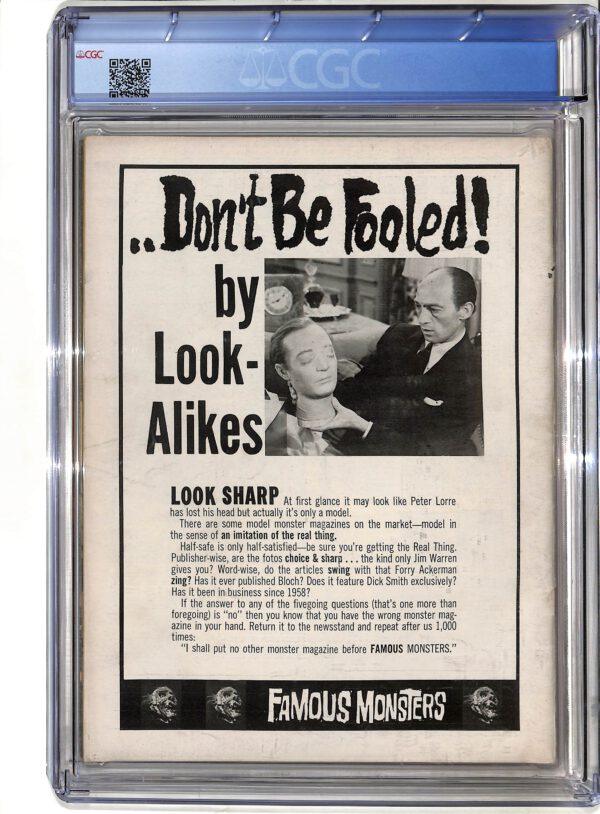 Famous Monsters of Filmland #017 CGC 4.5