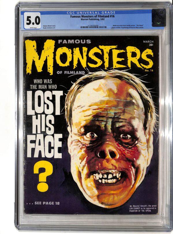 Famous Monsters of Filmland #016 CGC 5.0