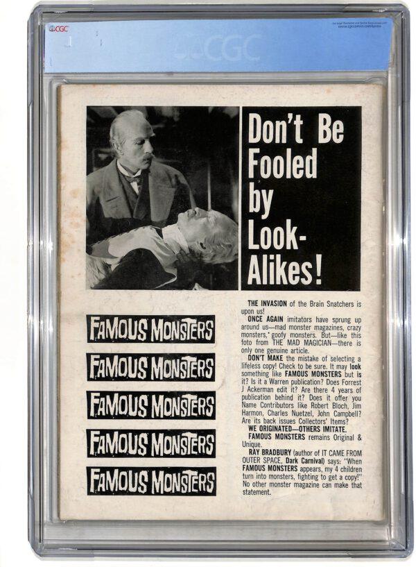 Famous Monsters of Filmland #016 CGC 5.0