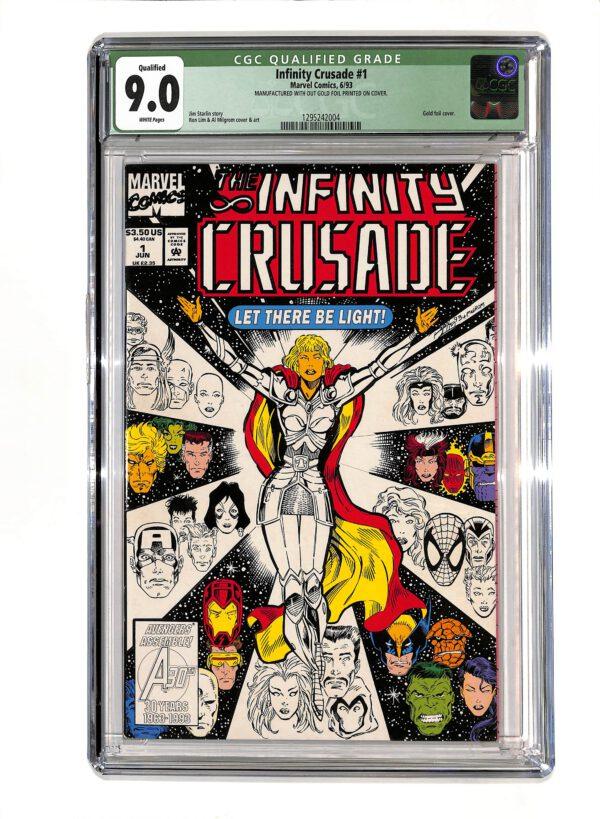 Infinity Crusade #001 Error Copy CGC 9.0
