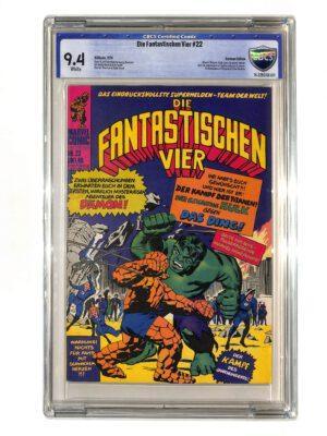 Die Fantastischen Vier #022 German Edition CBCS 9.4