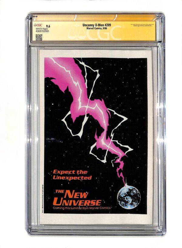 Uncanny X-Men #209 CGC SS 9.6