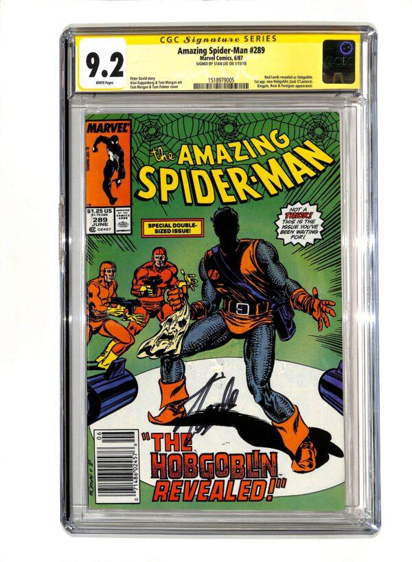 Amazing Spider-Man #289 CGC SS 9.2