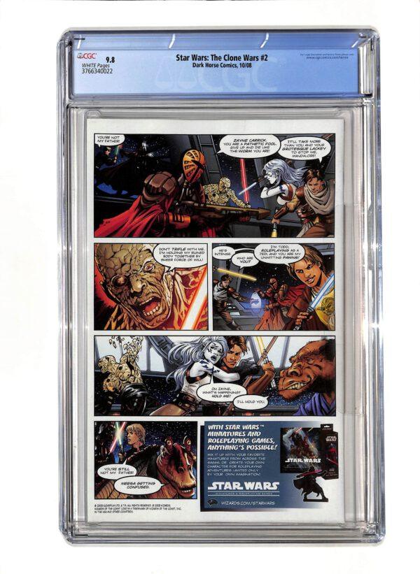 Star Wars: The Clone Wars #002 CGC 9.8