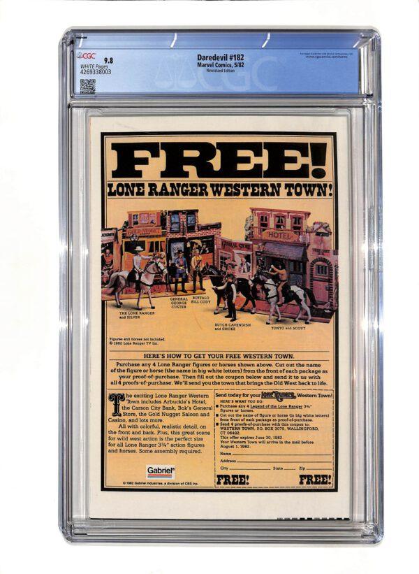 Daredevil #182 Newsstand CGC 9.8
