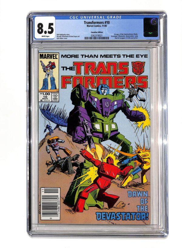 Transformers #010 CPV CGC 8.5