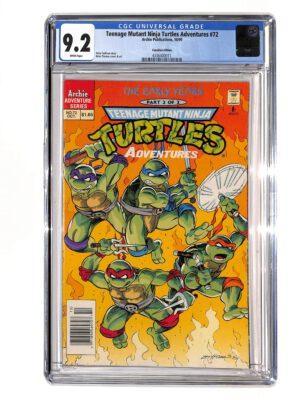 Teenage Mutant Ninja Turtles Adventures #072 CPV CGC 9.2