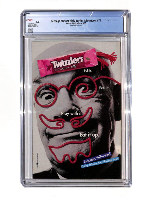 Teenage Mutant Ninja Turtles Adventures #071 CPV CGC 9.2