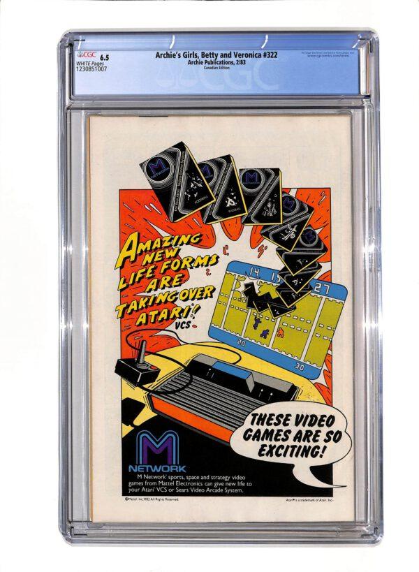 Archie's Girls, Betty and Veronica #322 CPV CGC 6.5