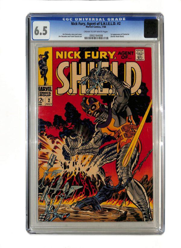 Nick Fury Agent of SHIELD #002 CGC 6.5